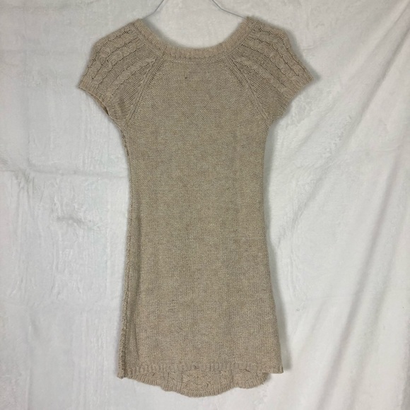 so medium beige cream knit sweater dress - Picture 13 of 14
